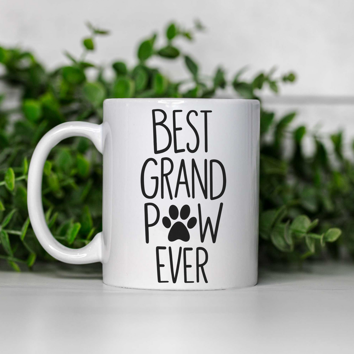 Best Grandpaw Ever Coffee Mug, Dog Grandpa Gift, Funny Dog Grandparent Mug, Pet Lover Coffee Cup, Gift for Grandpaw, Dog Dad Father's Day Gi