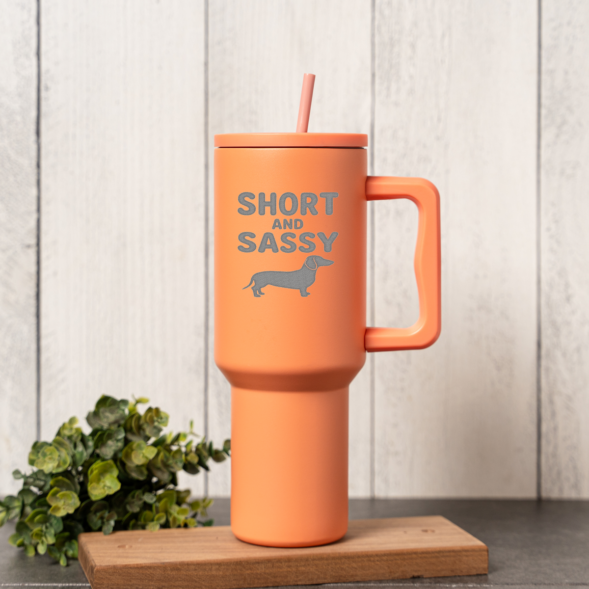 40oz Short and Sassy Dachshund Tumbler