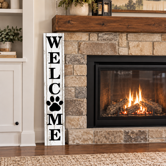 Welcome Dog Porch Sign