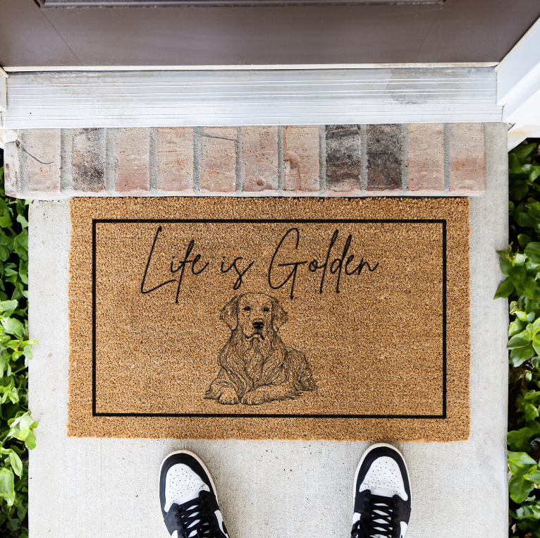 Life Is Golden Doormat