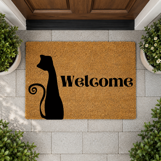 Cat Welcome Mat