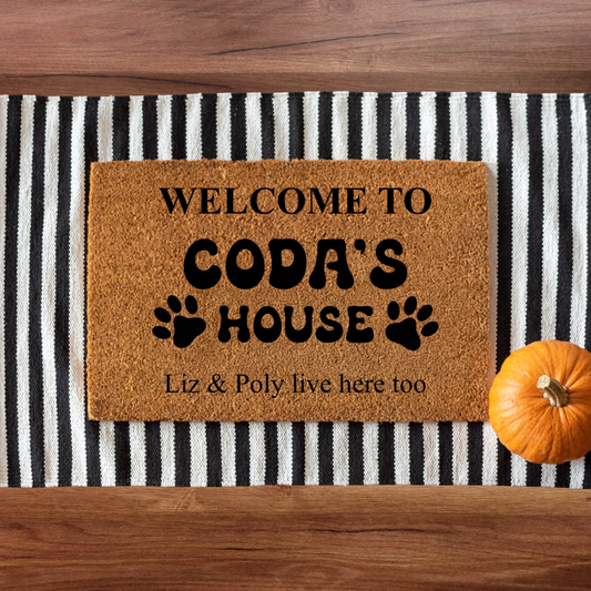 Welcome to Dog's House Doormat