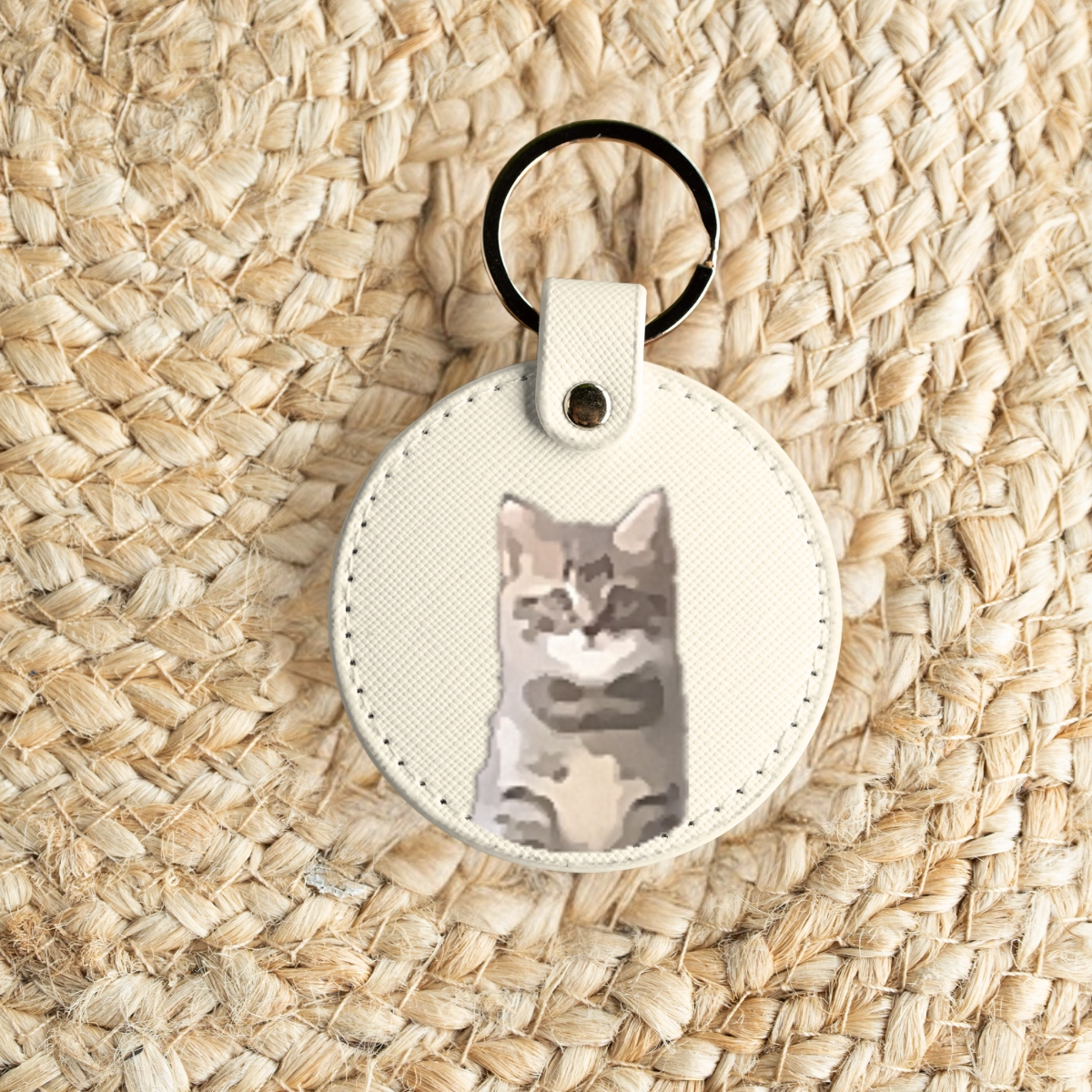 Custom Pet Portrait Keychain