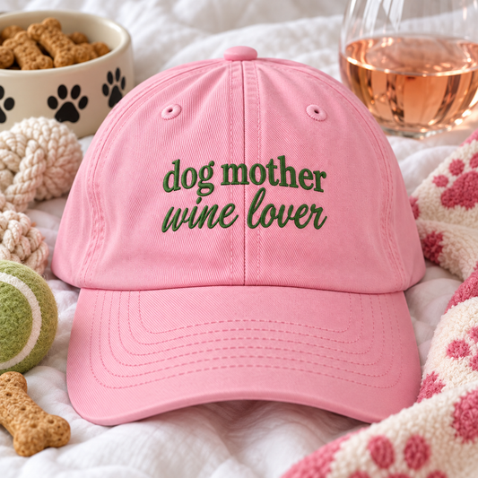 Dog Mother Wine Lover Hat