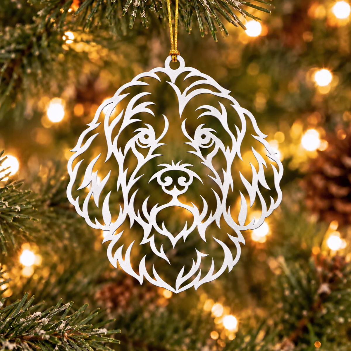 Doodle Christmas Ornament
