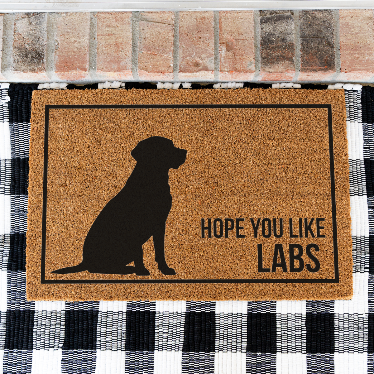 Labrador Doormat, Hope You Like Labs Welcome Mat, Funny Lab Doormat, Labrador Retriever Gift, Dog Lover Gift, Lab Mom Housewarming Gift