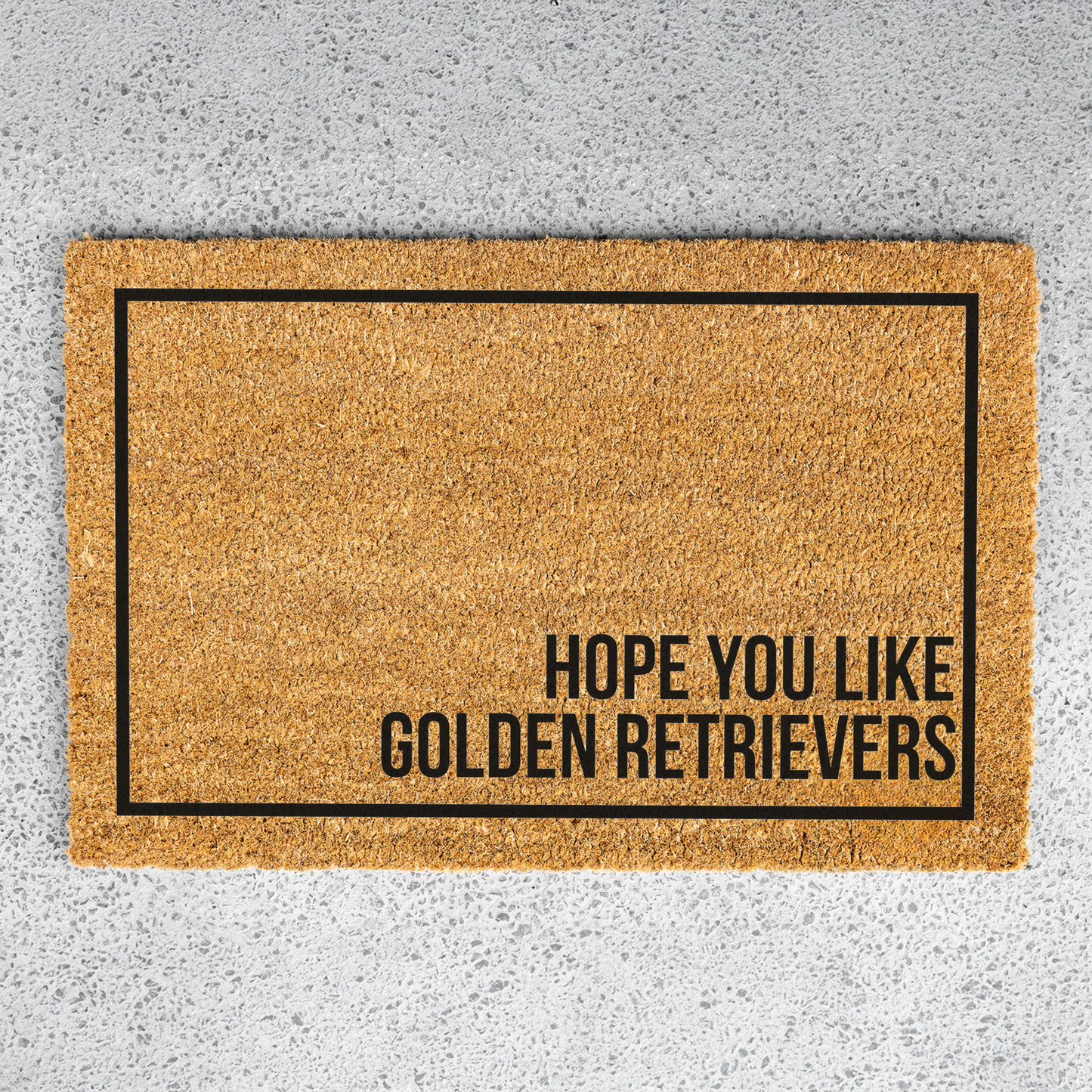 Hope You Like Golden Retrievers Doormat, Welcome Dog Doormat, Funny Welcome Mat, Housewarming Gift, Golden Retriever Entryway Mat