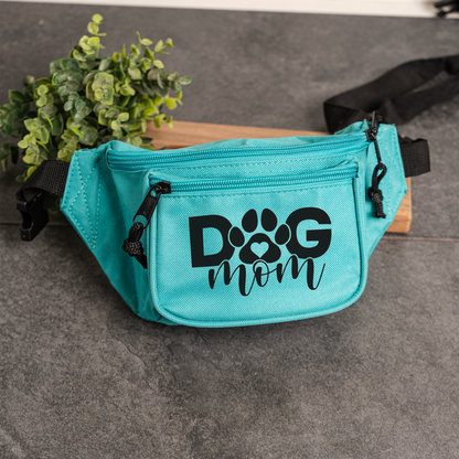 Dog Mom Fanny Pack, Cute Waist Bag for Pet Lovers, Adjustable Belt Bag, Everyday Crossbody, Gift for Dog Owner