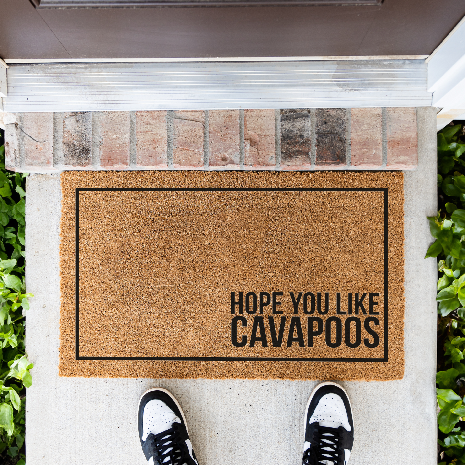 Hope You Like Cavapoos Doormat, Funny Dog Doormat, Dog Welcome Mat, Housewarming Gift, Dog Door Mat