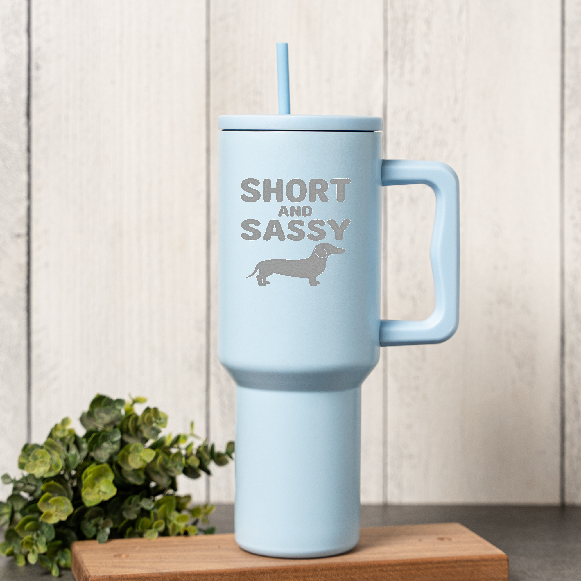 40oz Short and Sassy Dachshund Tumbler