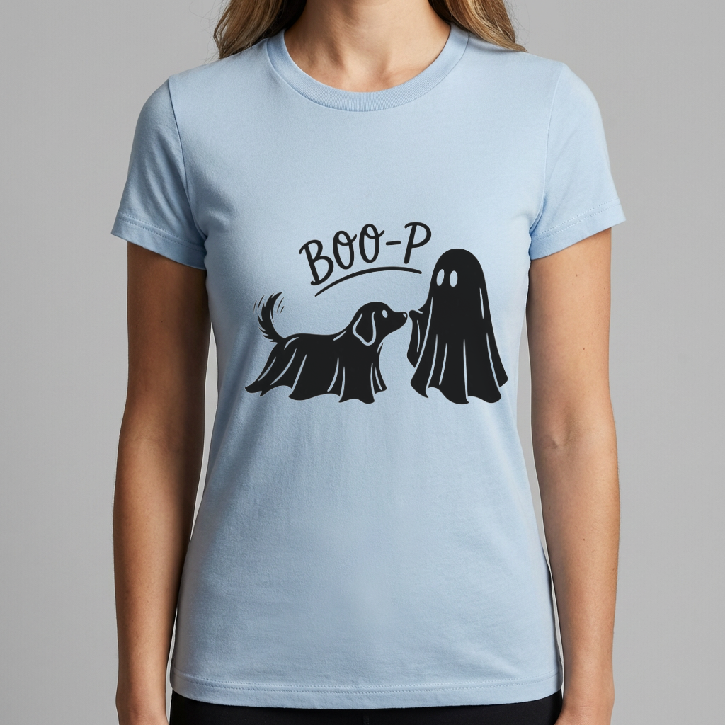 Halloween Dog Shirt, Boo P Dog T Shirt, Funny Ghost Dog Tee, Cute Halloween Shirt, Dog Lover Halloween Gift, Spooky Season Dog Mom Tee