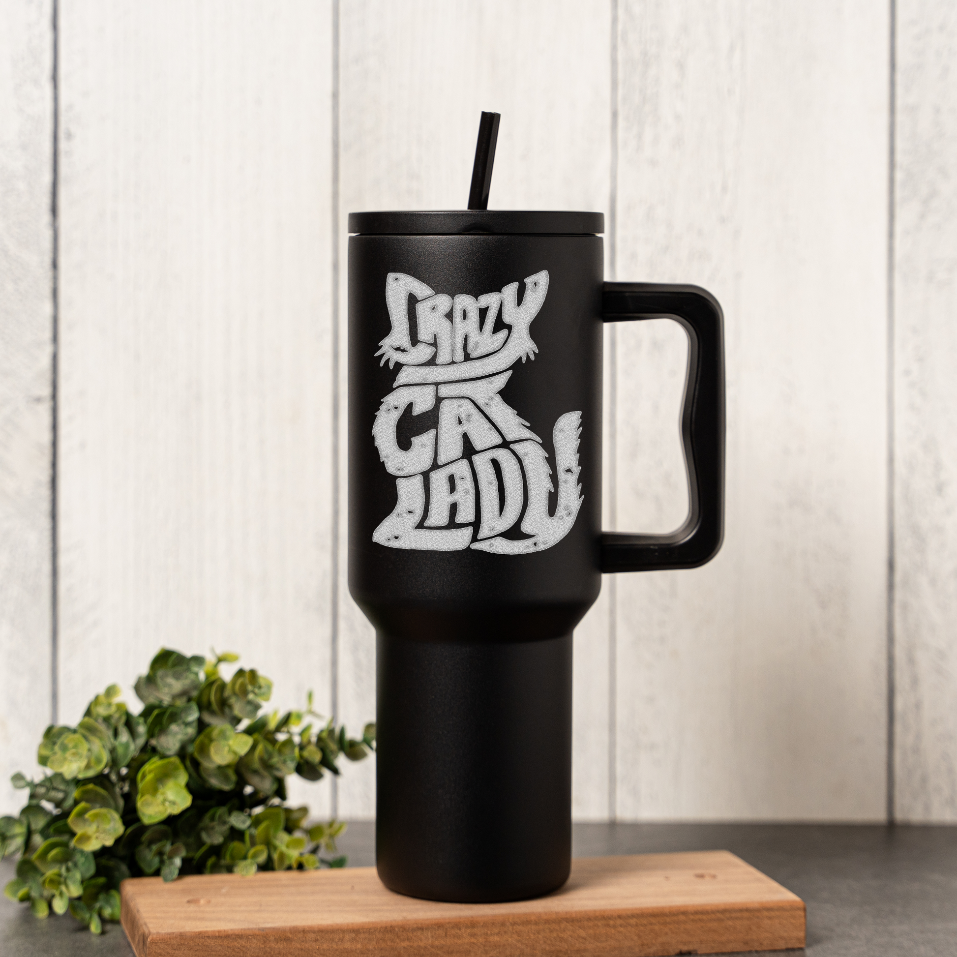 Crazy Cat Lady Design - 40oz Tumbler 