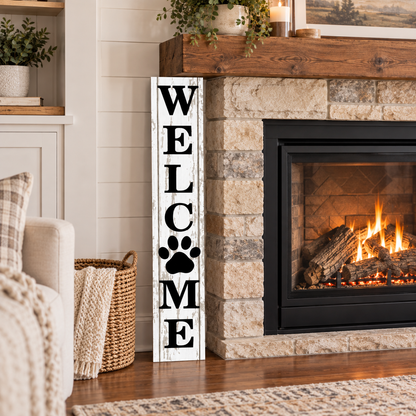 Welcome Dog Porch Sign