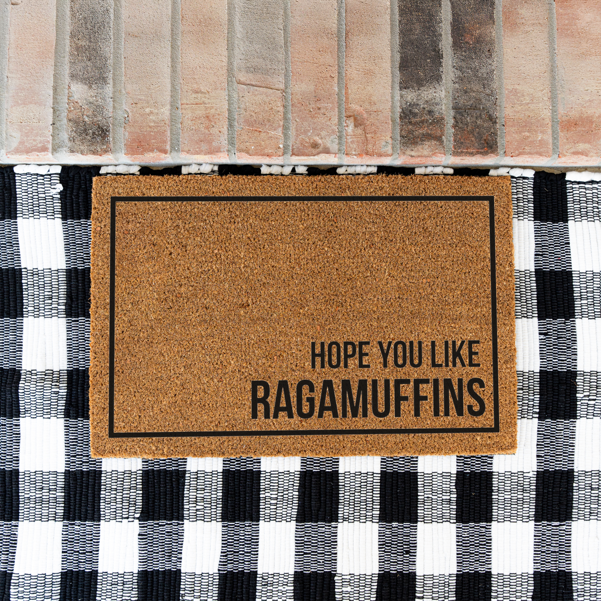 Ragamuffin Cat Doormat, Hope You Like Ragamuffins Welcome Mat, Funny Cat Lover Gift, Cat Owner Door Mat, Housewarming Front Door Decor