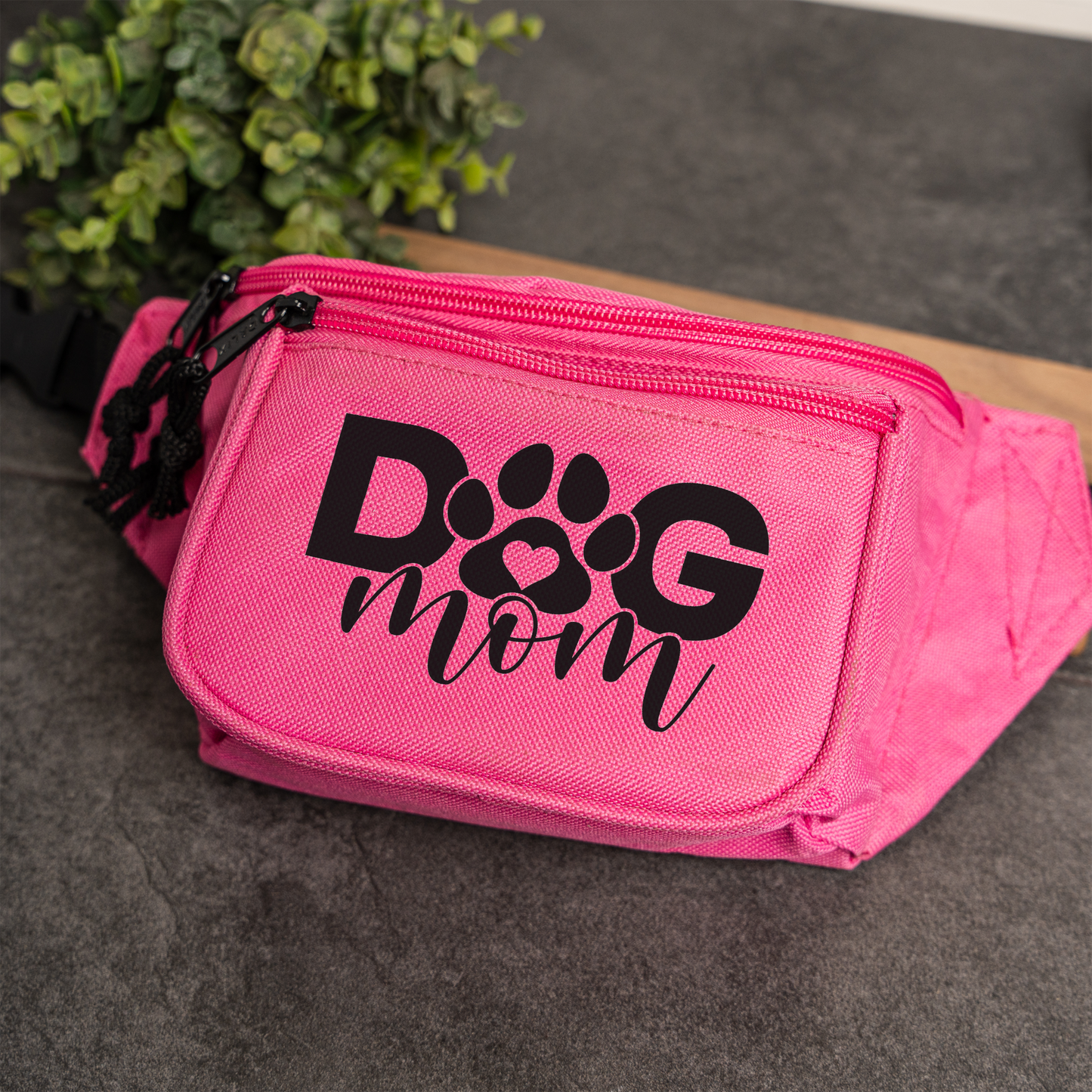 Dog Mom Fanny Pack, Cute Waist Bag for Pet Lovers, Adjustable Belt Bag, Everyday Crossbody, Gift for Dog Owner