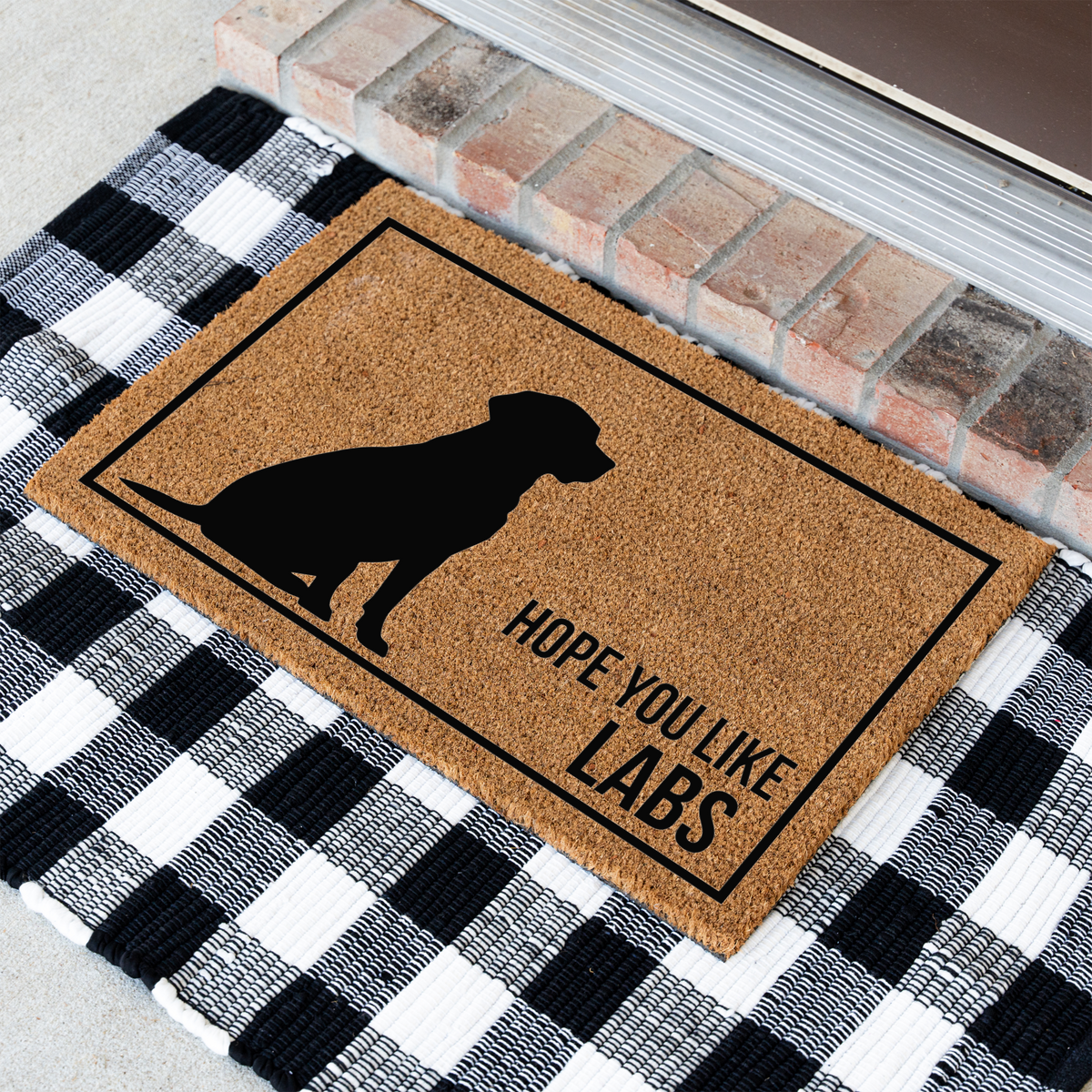 Labrador Doormat, Hope You Like Labs Welcome Mat, Funny Lab Doormat, Labrador Retriever Gift, Dog Lover Gift, Lab Mom Housewarming Gift