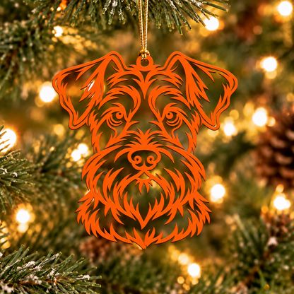 Schnauzer Christmas Ornament