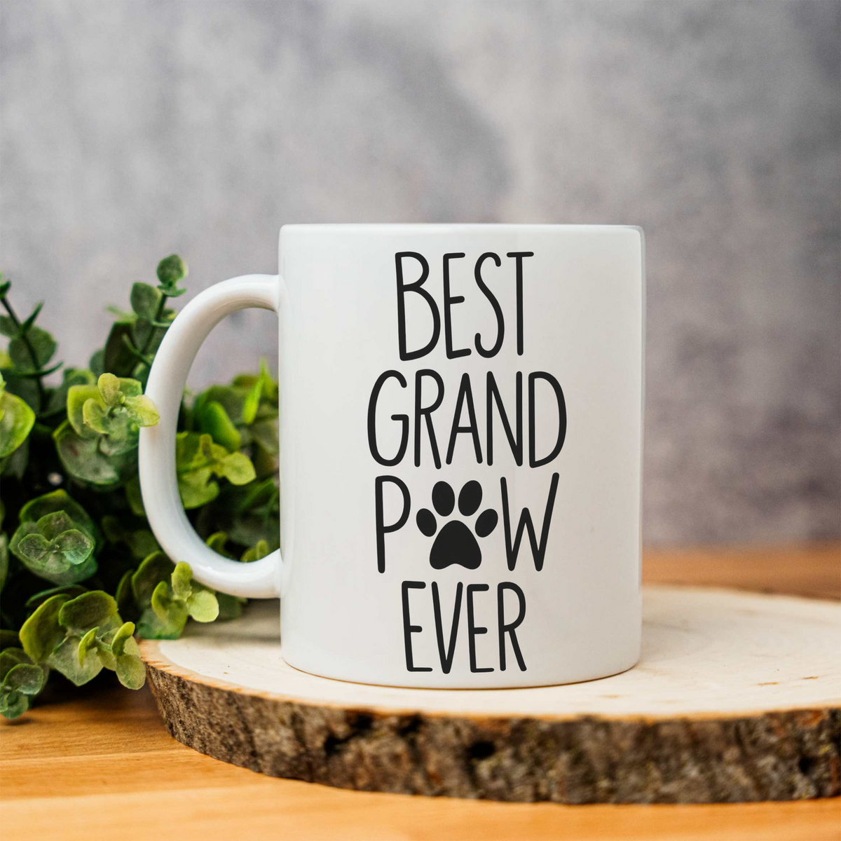 Best Grandpaw Ever Coffee Mug, Dog Grandpa Gift, Funny Dog Grandparent Mug, Pet Lover Coffee Cup, Gift for Grandpaw, Dog Dad Father's Day Gi