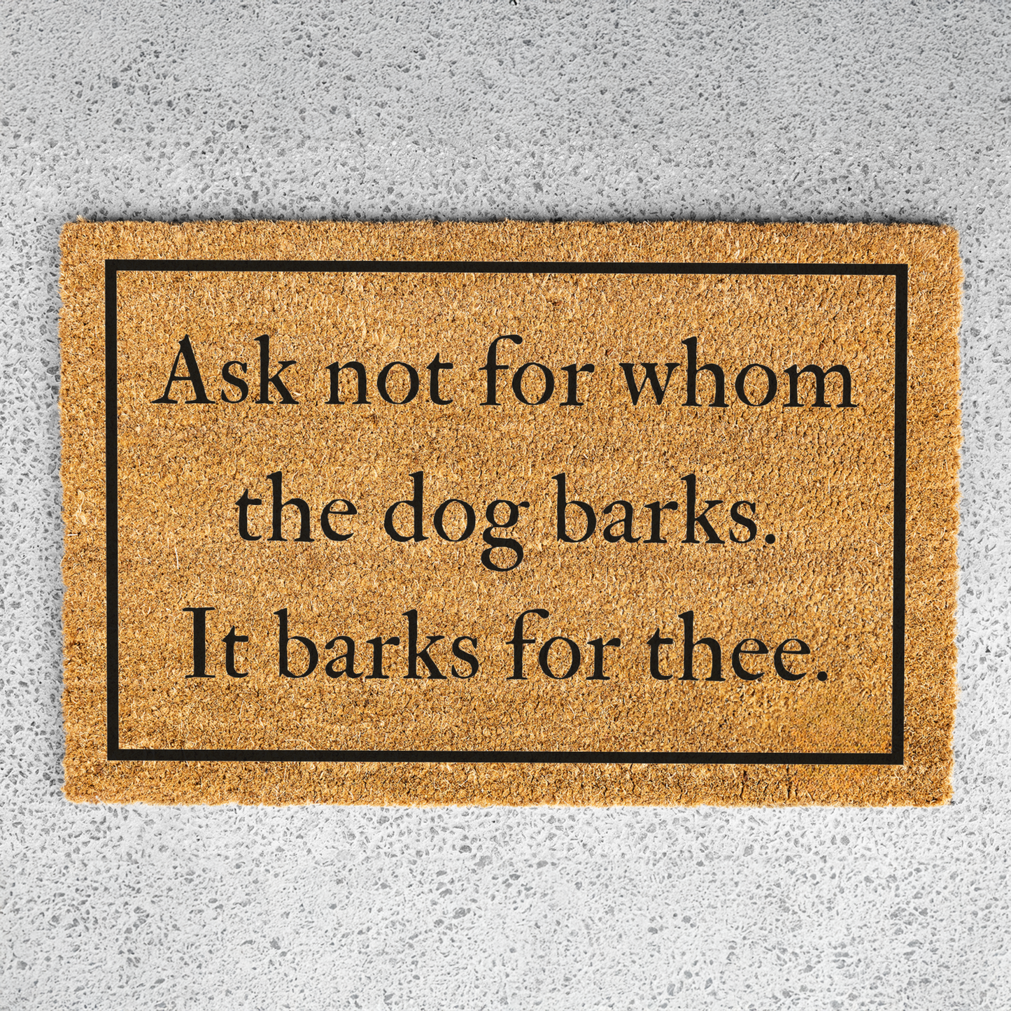 Funny Dog Doormat, Welcome Dog Doormat, Durable Coir Mat, Funny Entryway Decor, Non Slip Backing for Front Porch