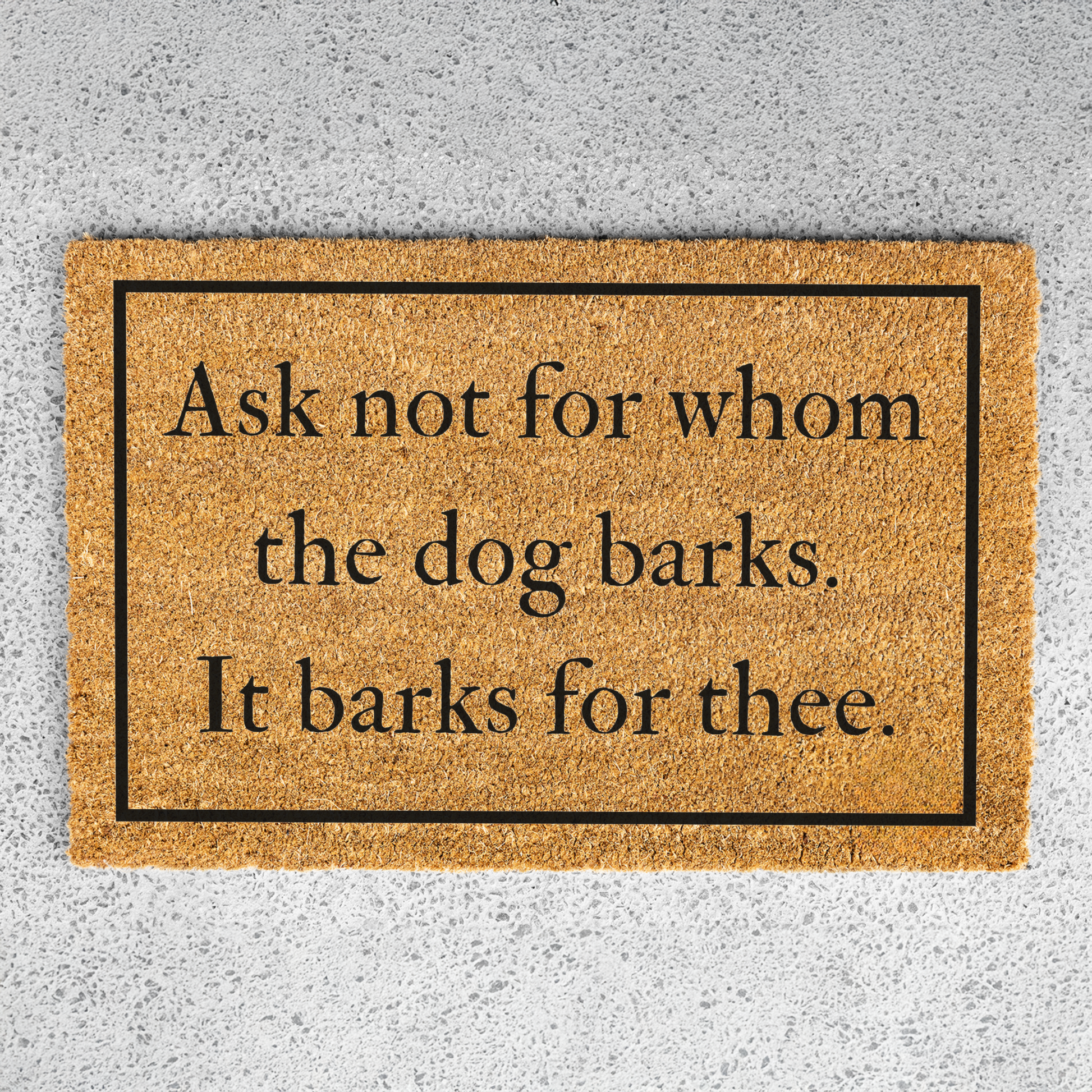 Funny Dog Doormat, Welcome Dog Doormat, Durable Coir Mat, Funny Entryway Decor, Non Slip Backing for Front Porch
