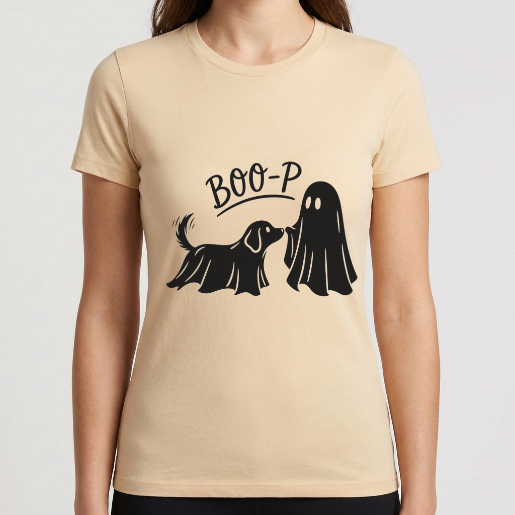 Halloween Dog Shirt, Boo P Dog T Shirt, Funny Ghost Dog Tee, Cute Halloween Shirt, Dog Lover Halloween Gift, Spooky Season Dog Mom Tee