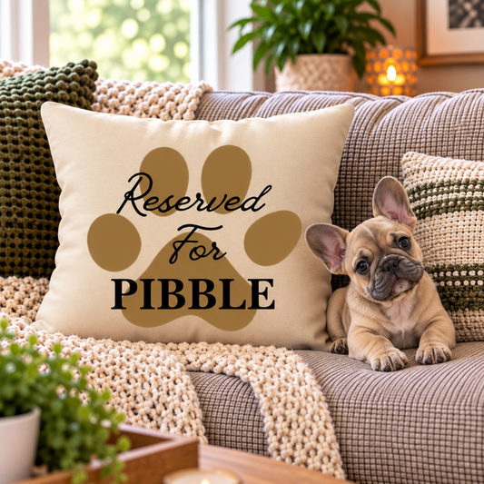 Reserved for Custom Pet Name Pillow Cover