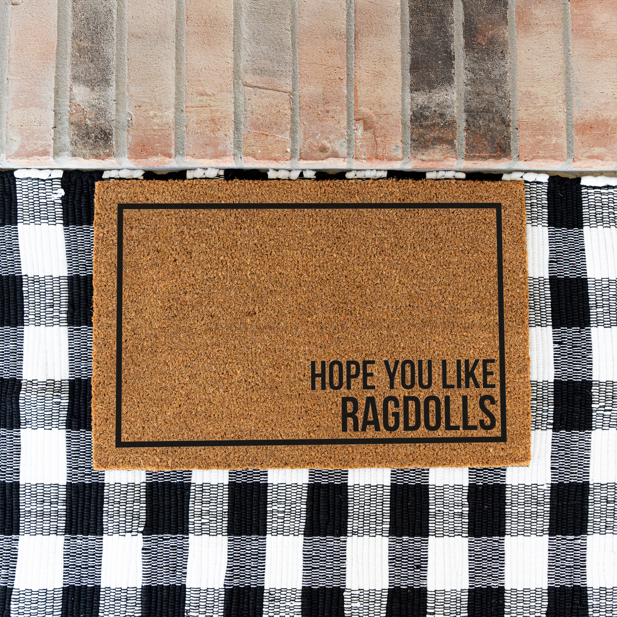 Hope You Like Ragdolls Welcome Mat