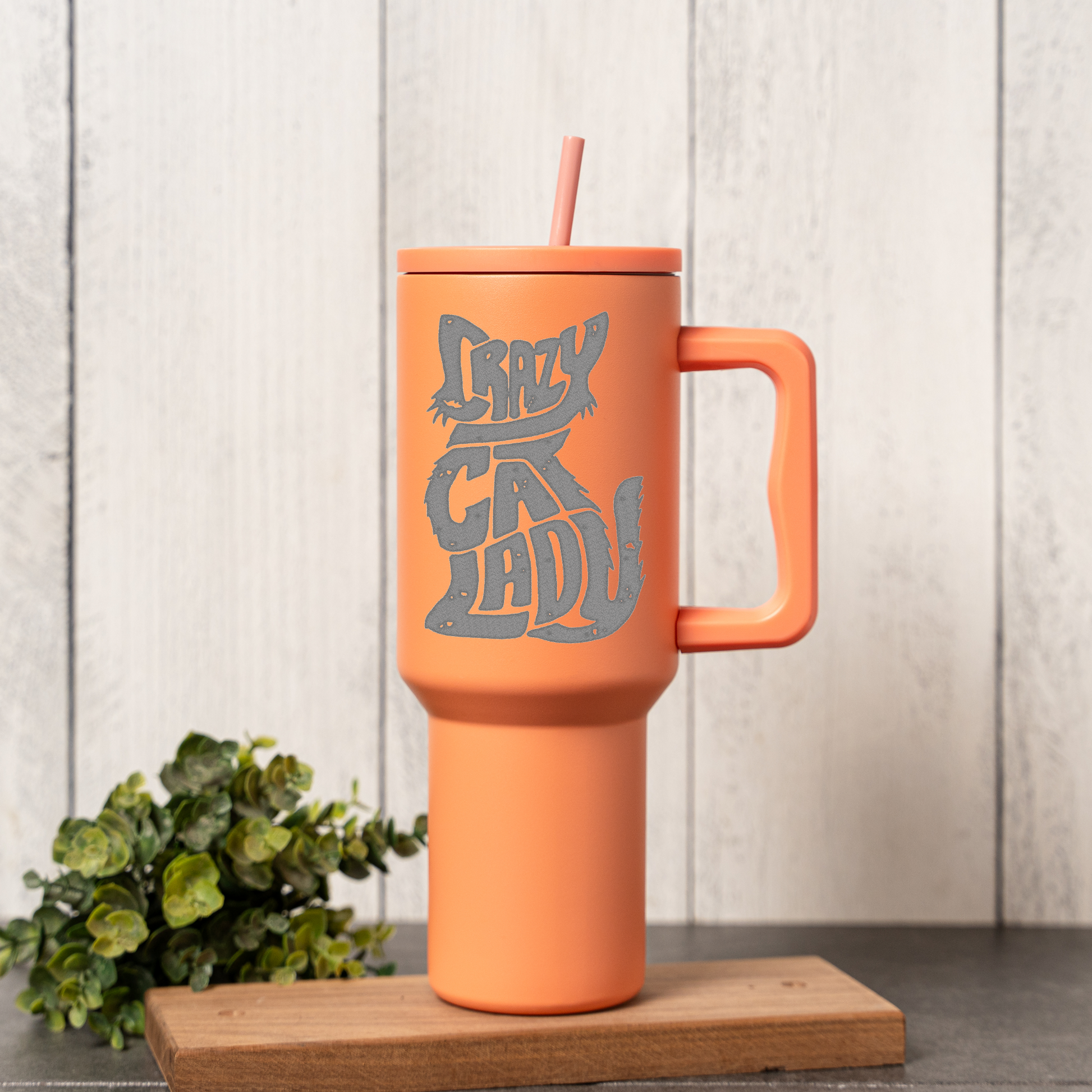 Crazy Cat Lady Design - 40oz Tumbler 