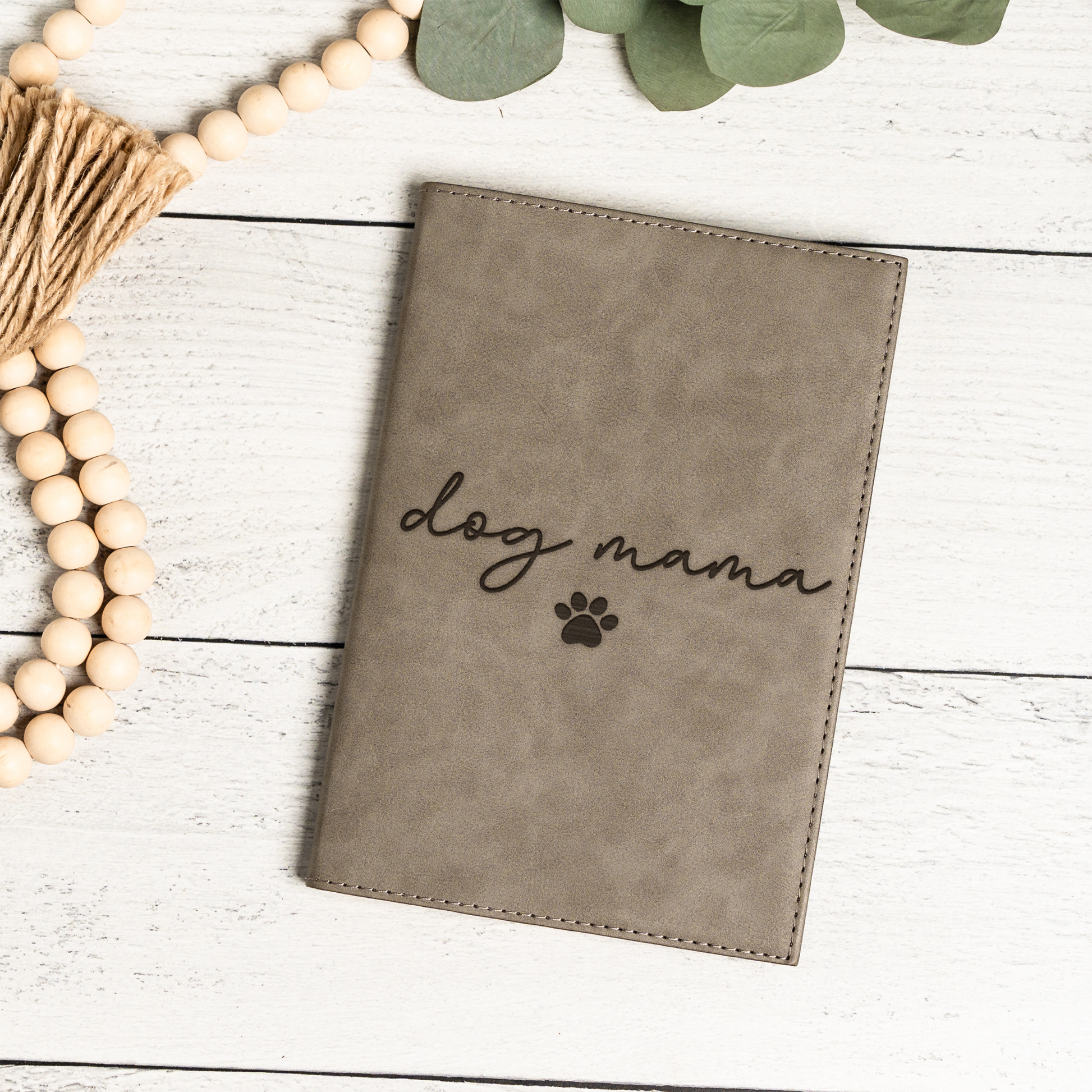 Dog Mama Vegan Leather Journal