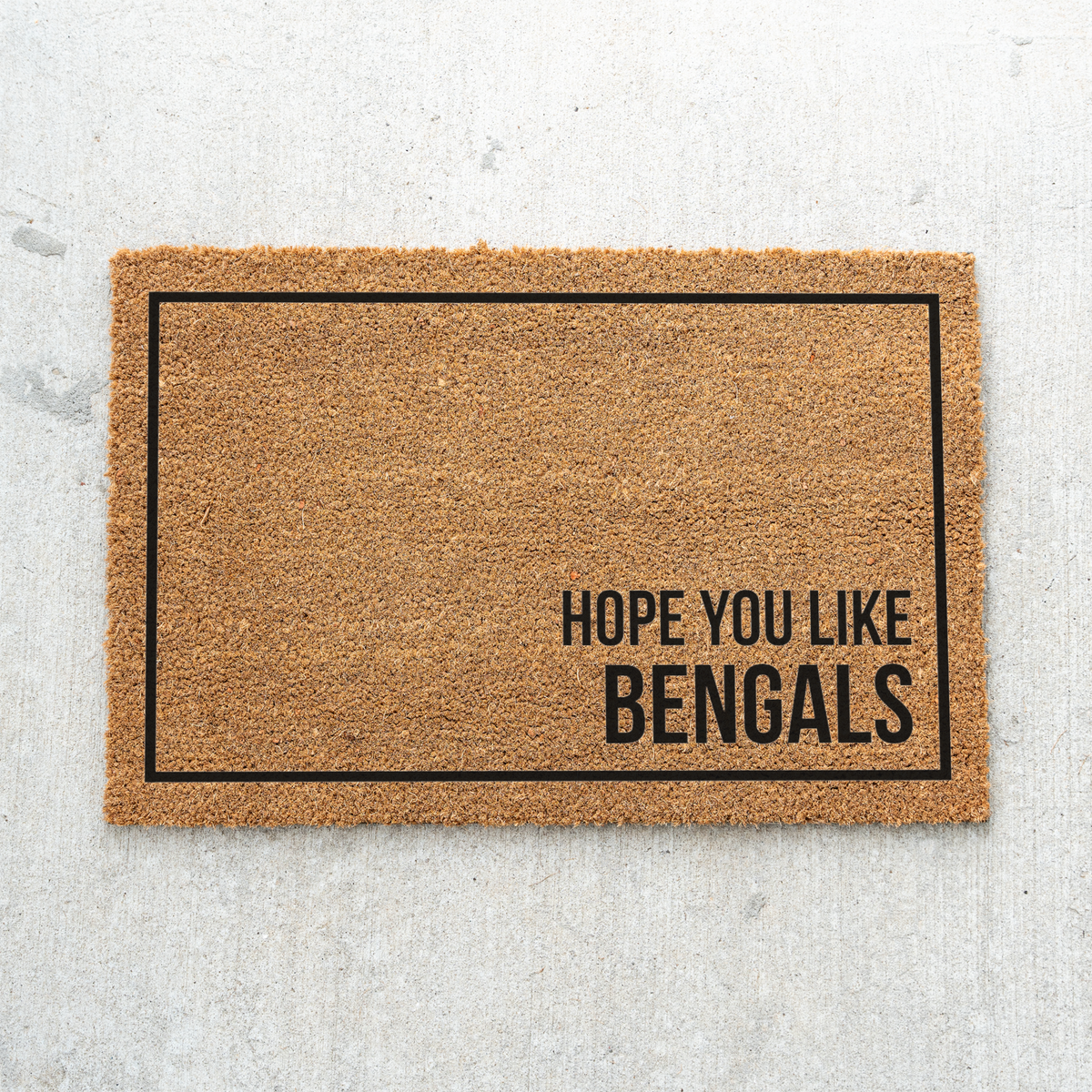 Funny Bengal Cat Doormat, Hope You Like Bengals Welcome Mat, Bengal Cat Lover Gift, Cat Owner Front Door Mat, Funny Housewarming Decor