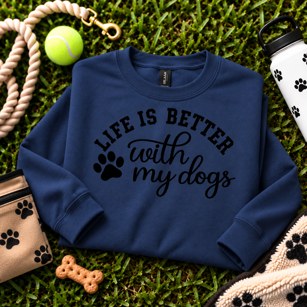 Life Is Better With My Dogs Sweatshirt