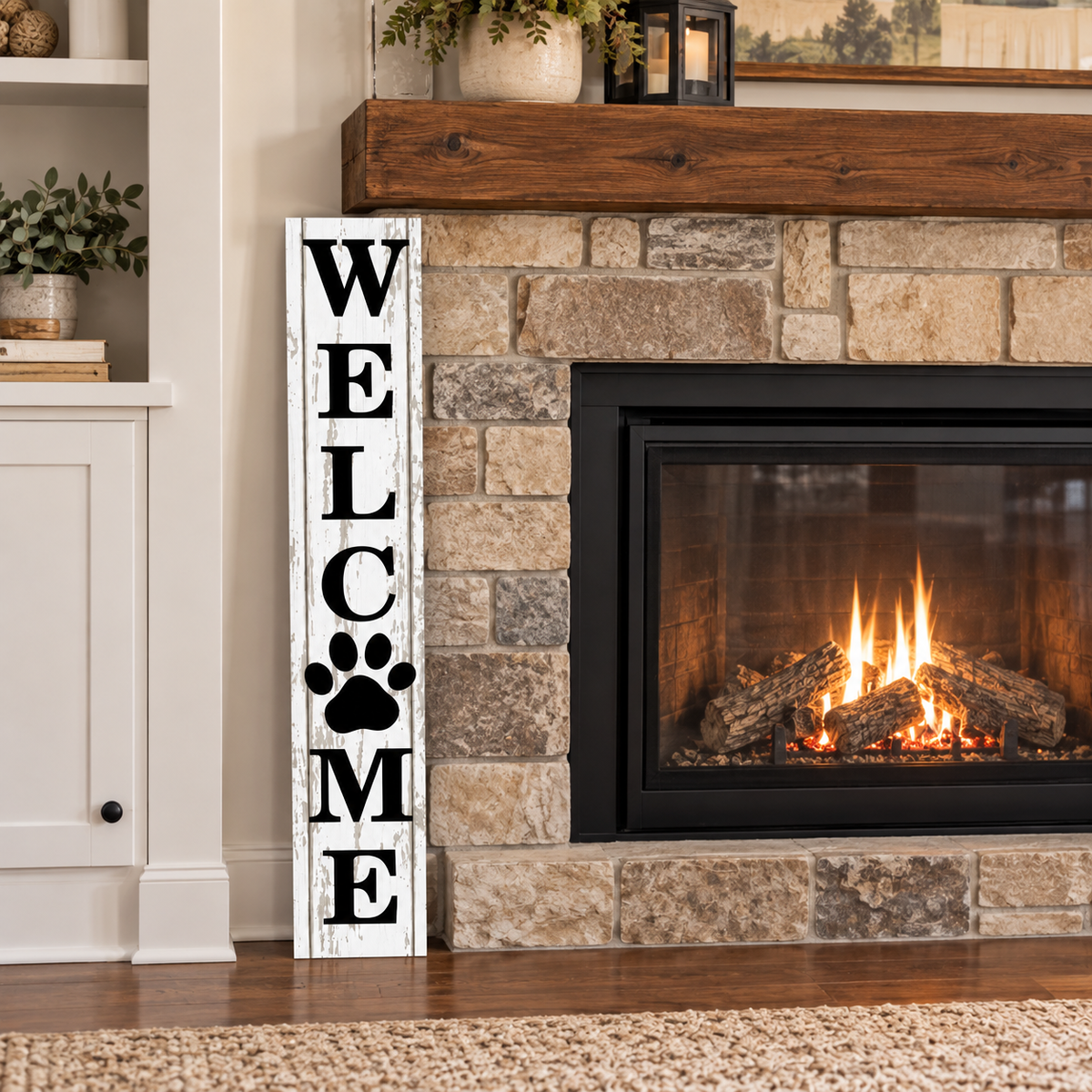Welcome Dog Porch Sign