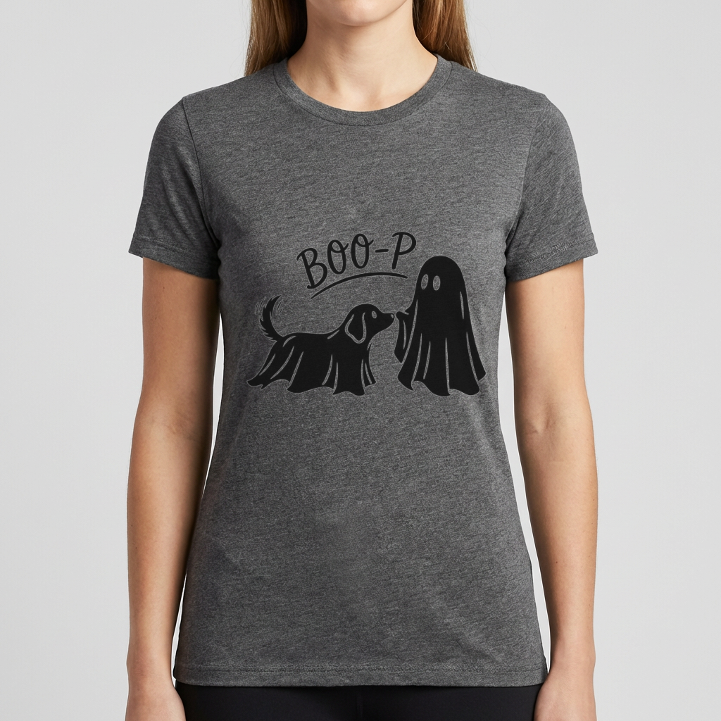 Halloween Dog Shirt, Boo P Dog T Shirt, Funny Ghost Dog Tee, Cute Halloween Shirt, Dog Lover Halloween Gift, Spooky Season Dog Mom Tee