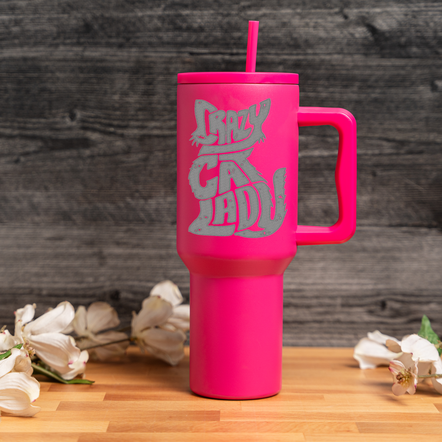 Crazy Cat Lady Design - 40oz Tumbler 