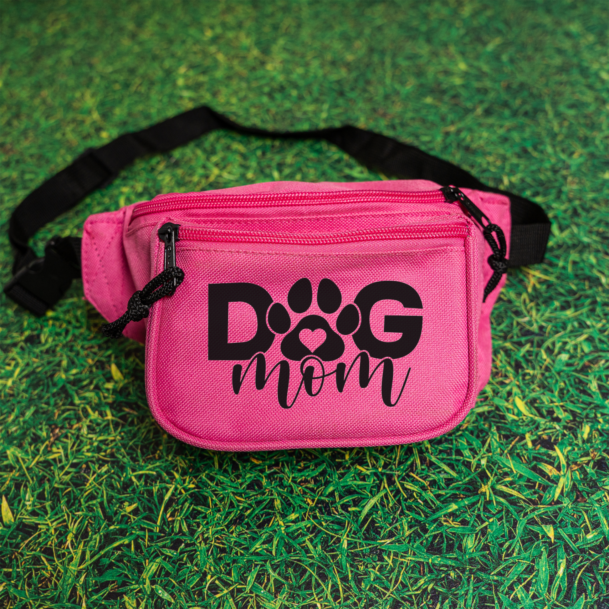 Dog Mom Fanny Pack, Cute Waist Bag for Pet Lovers, Adjustable Belt Bag, Everyday Crossbody, Gift for Dog Owner