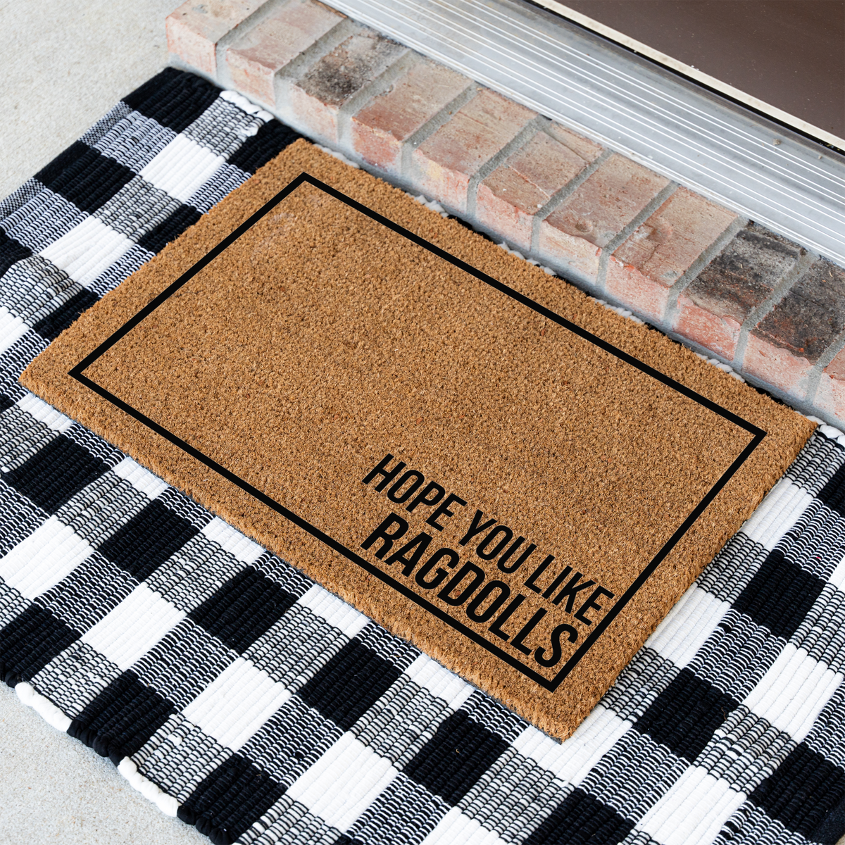Hope You Like Ragdolls Welcome Mat