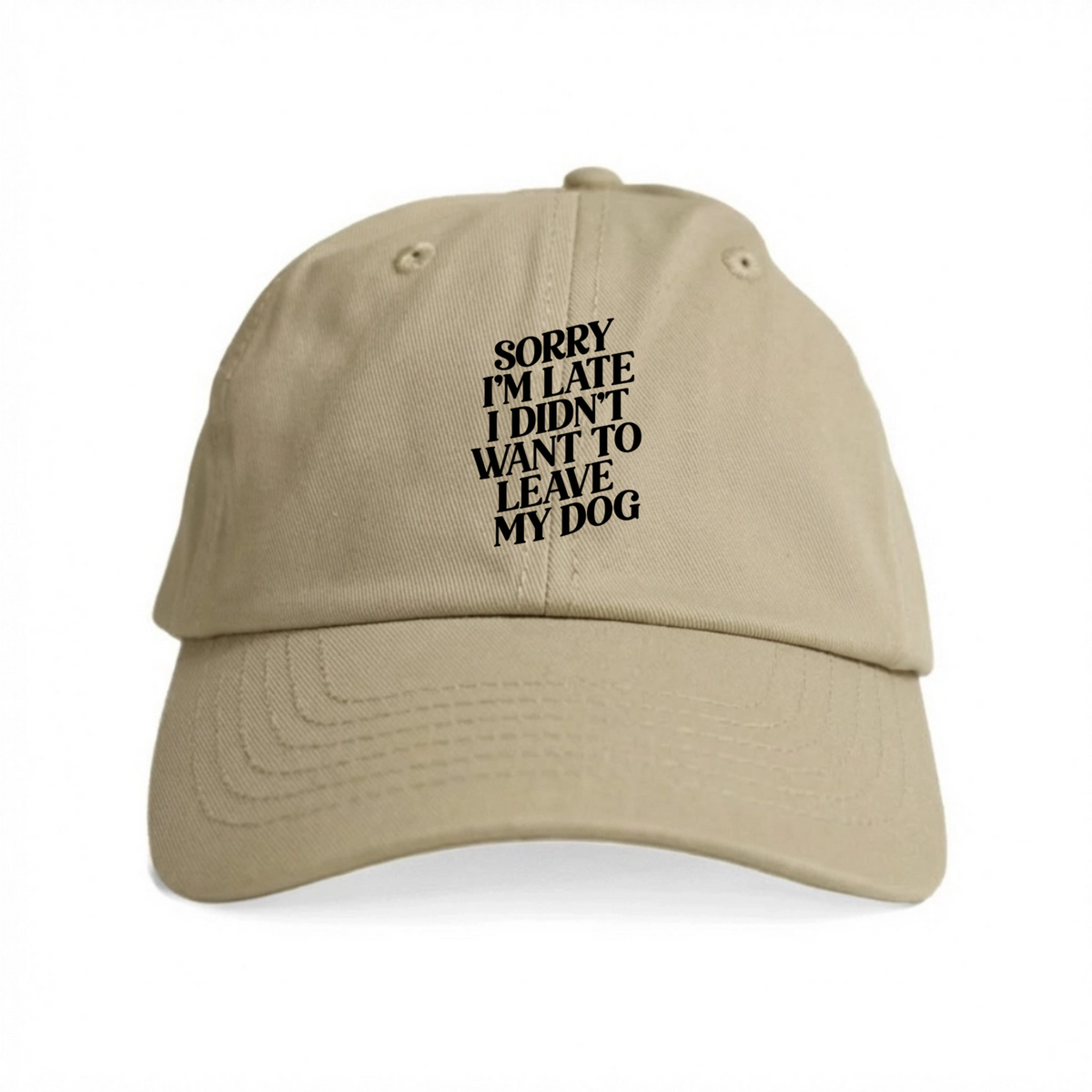 Sorry I'm Late I Didn't Want to Leave My Dog Hat