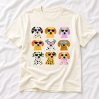 Groovy Dogs Wearing Sunglasses Tee