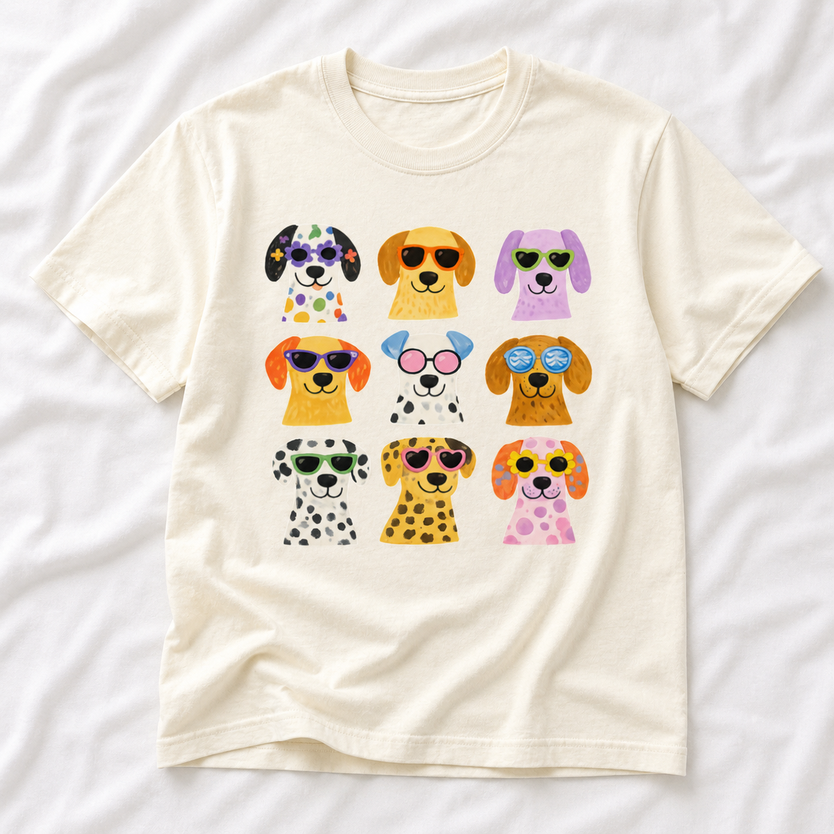 Groovy Dogs Wearing Sunglasses Tee