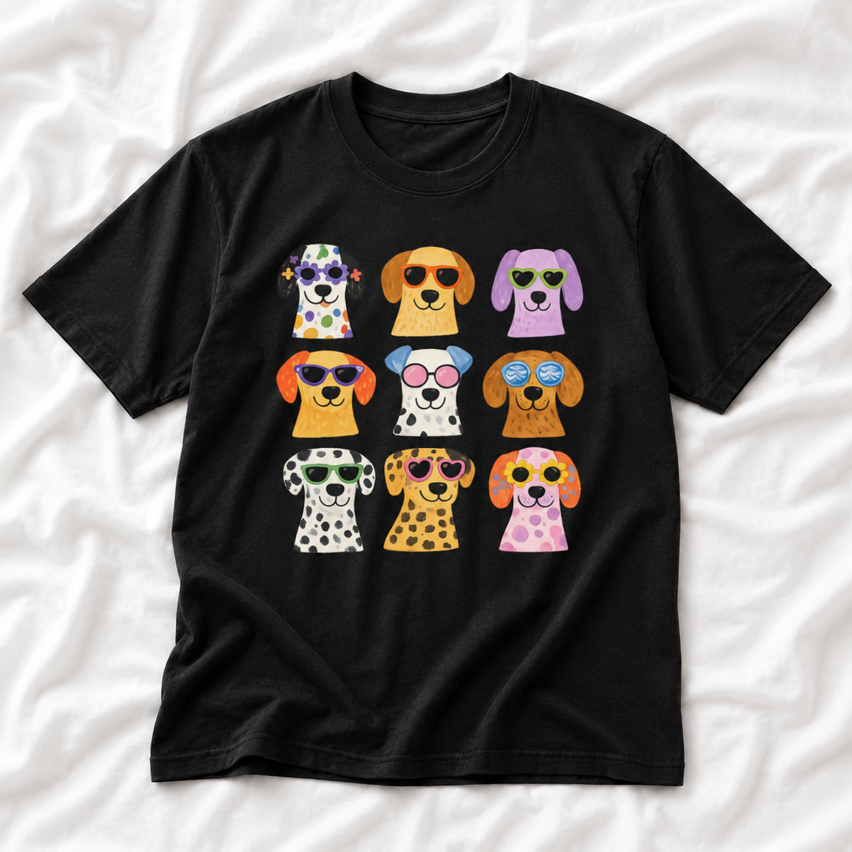 Groovy Dogs Wearing Sunglasses Tee
