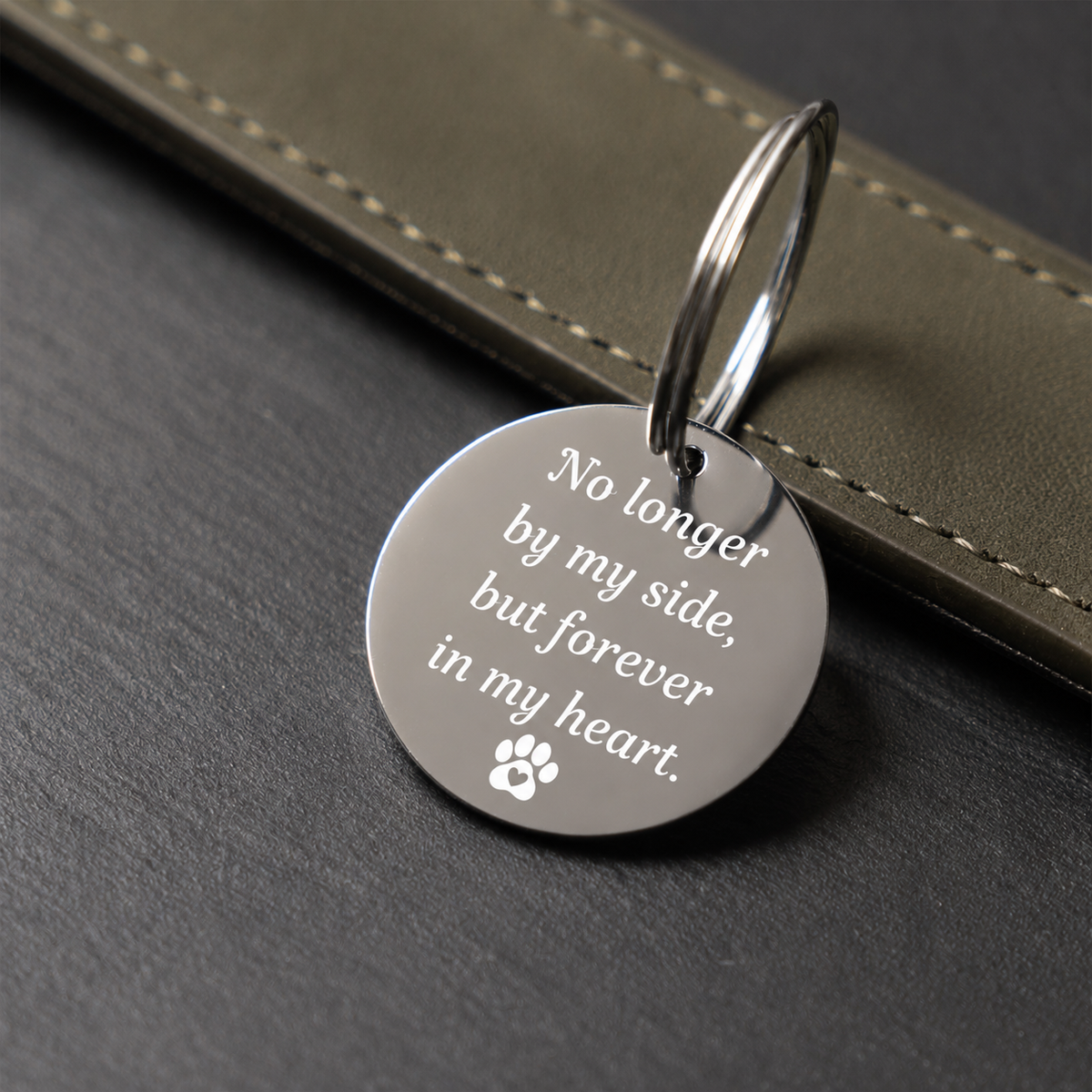 Forever in my Heart Pet Memorial Keychain