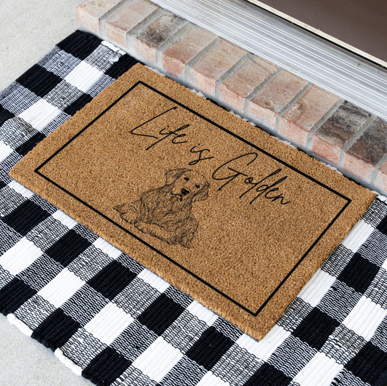 Life Is Golden Doormat