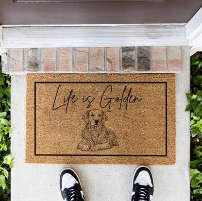 Life Is Golden Doormat