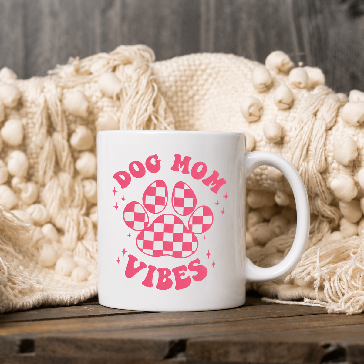 Dog Mom Vibes Coffee Mug