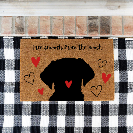 Smooch From the Pooch Doormat