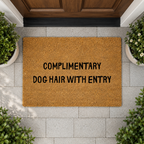 Complimentary Dog Hair With Entry Doormat