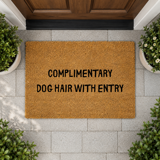 Complimentary Dog Hair With Entry Doormat