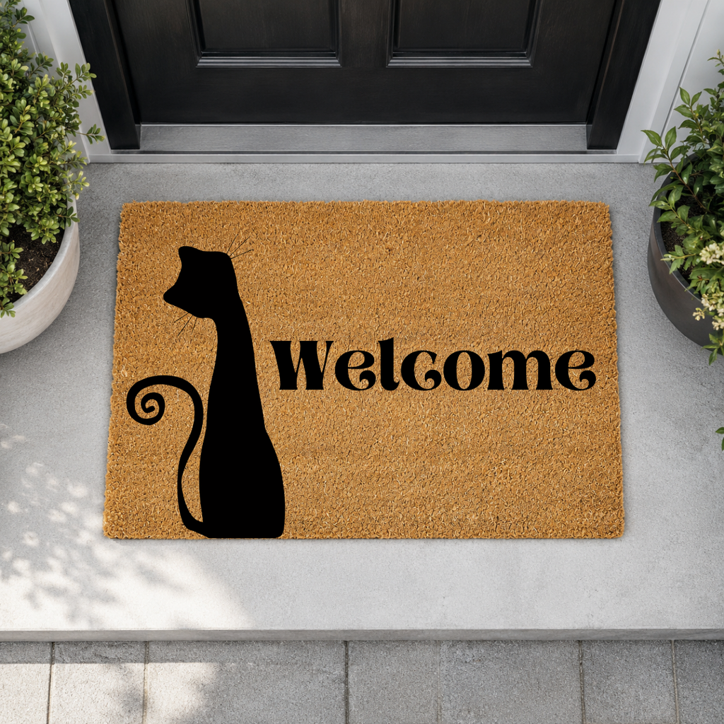 Cat Welcome Mat