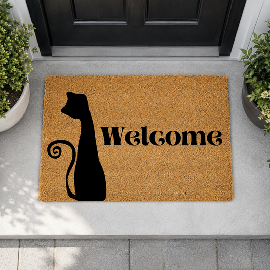 Cat Welcome Mat
