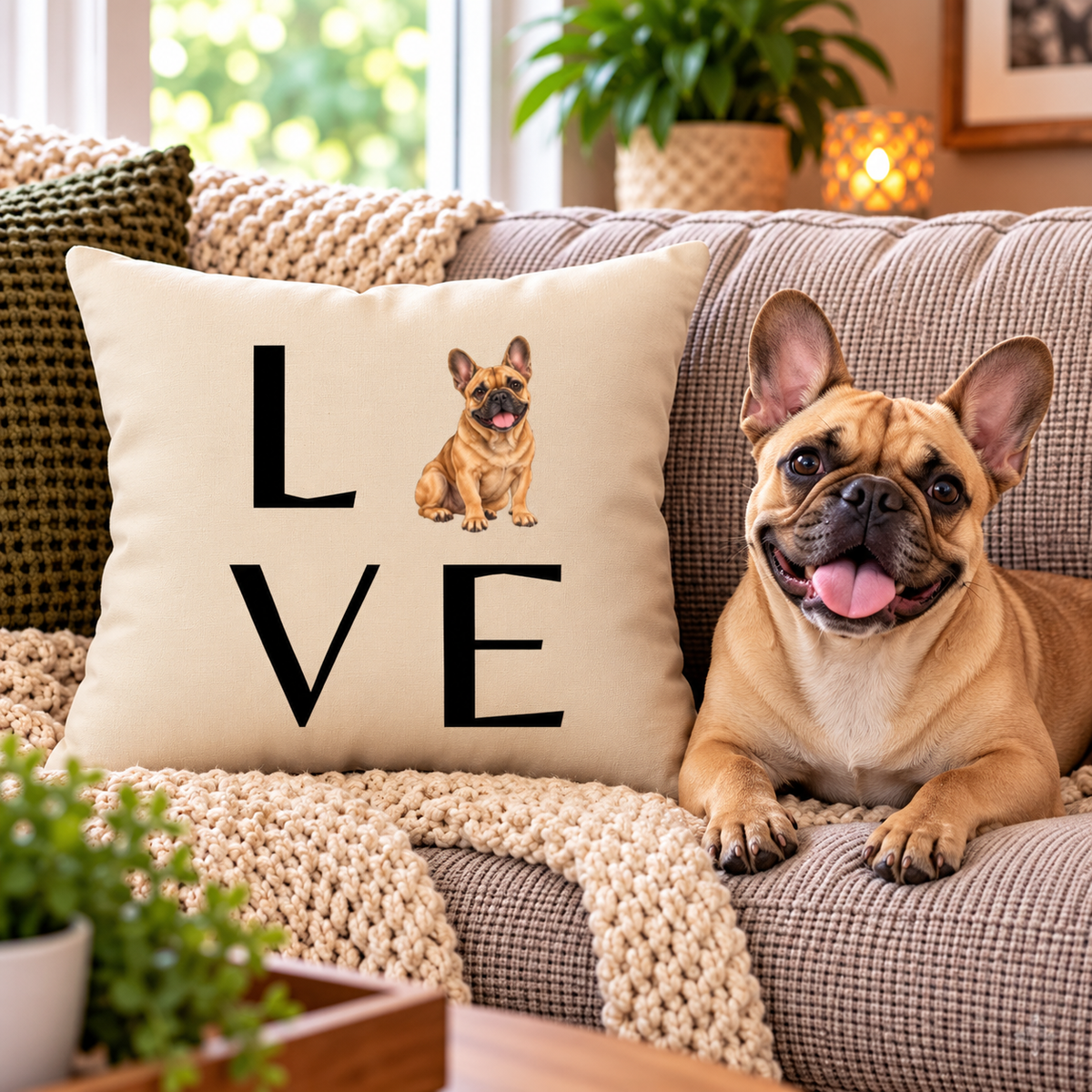 Dog Lover Custom Breed Pillow Cover